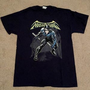 Nightwing Comics Navy Graphic T-Shirt